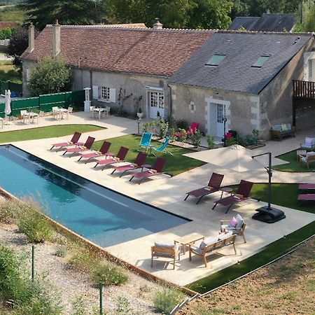Sans Souci Bed And Breakfast Luxe Heated Pool And Restaurant Luzillé Εξωτερικό φωτογραφία