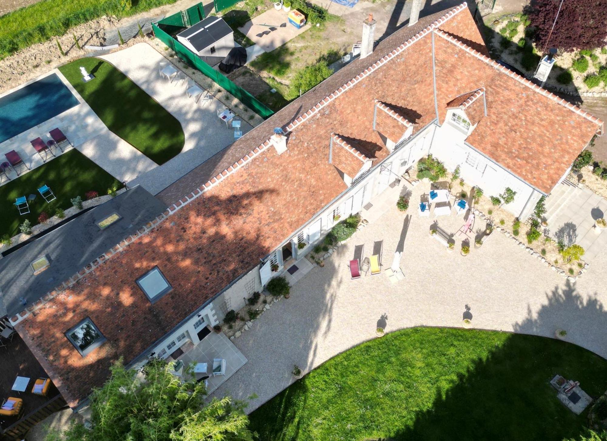 Sans Souci Bed And Breakfast Luxe Heated Pool And Restaurant Luzillé Εξωτερικό φωτογραφία