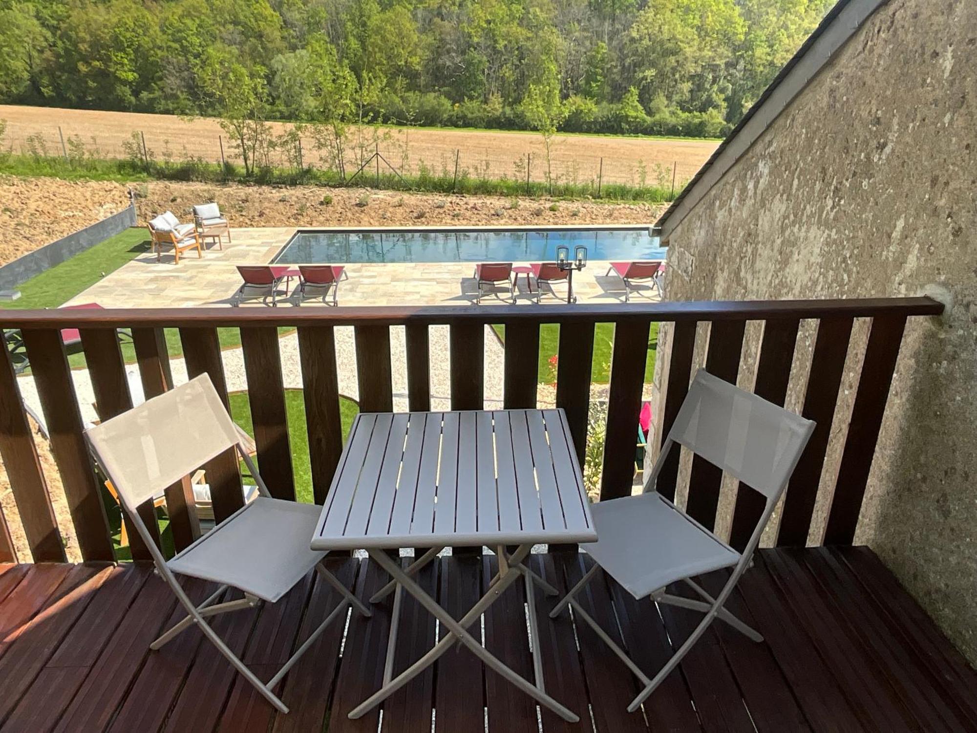 Sans Souci Bed And Breakfast Luxe Heated Pool And Restaurant Luzillé Εξωτερικό φωτογραφία