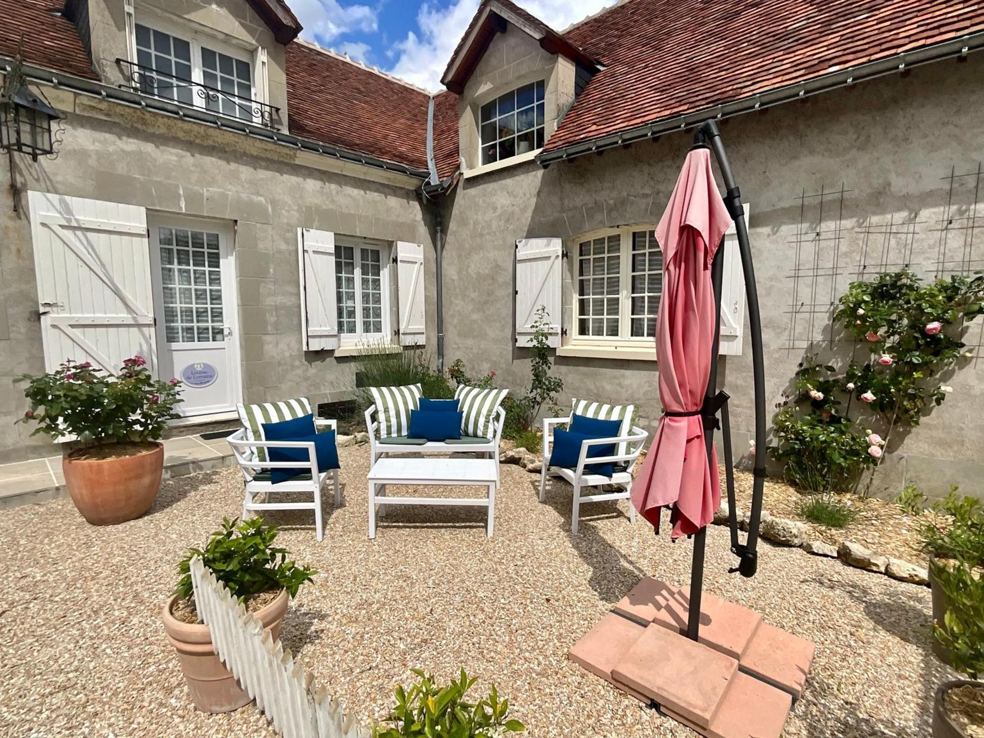 Sans Souci Bed And Breakfast Luxe Heated Pool And Restaurant Luzillé Εξωτερικό φωτογραφία